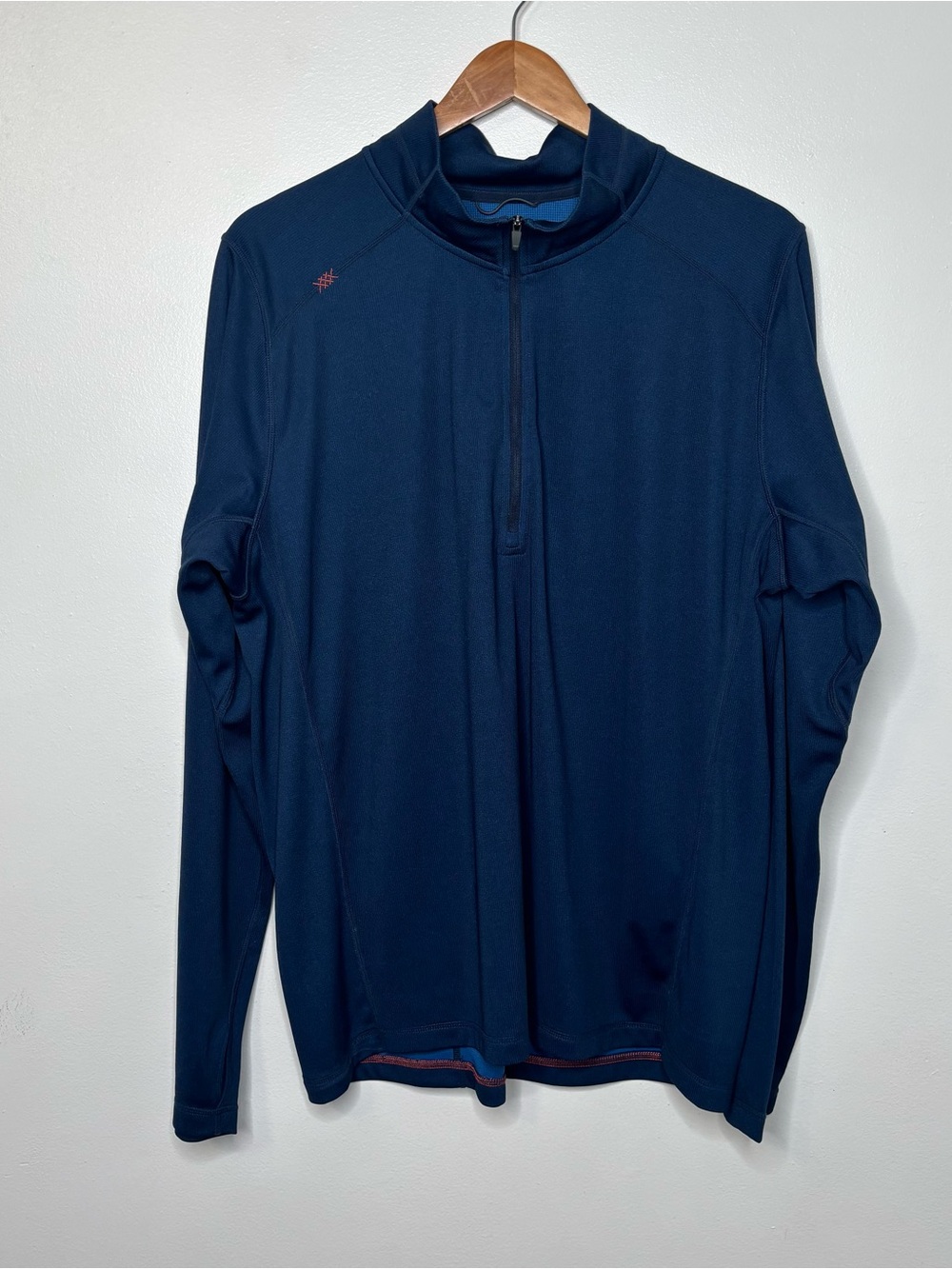Rhone Navy Blue Quarter Zip Pullover XL